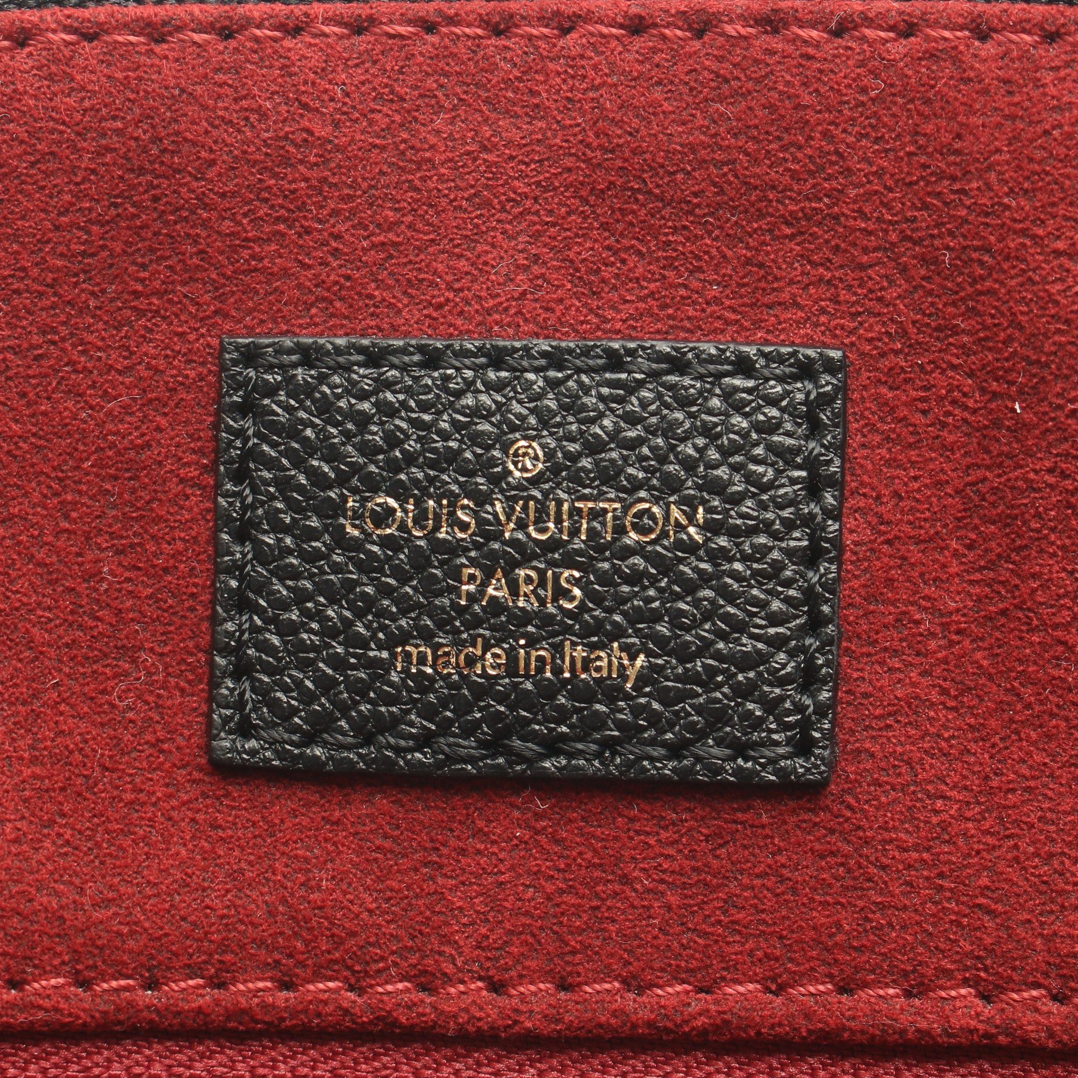 Louis Vuitton Louis Vuitton Grand Palais Mm Monogram Empreinte Handbag Leather Black Size ONE SIZE - 4 Thumbnail