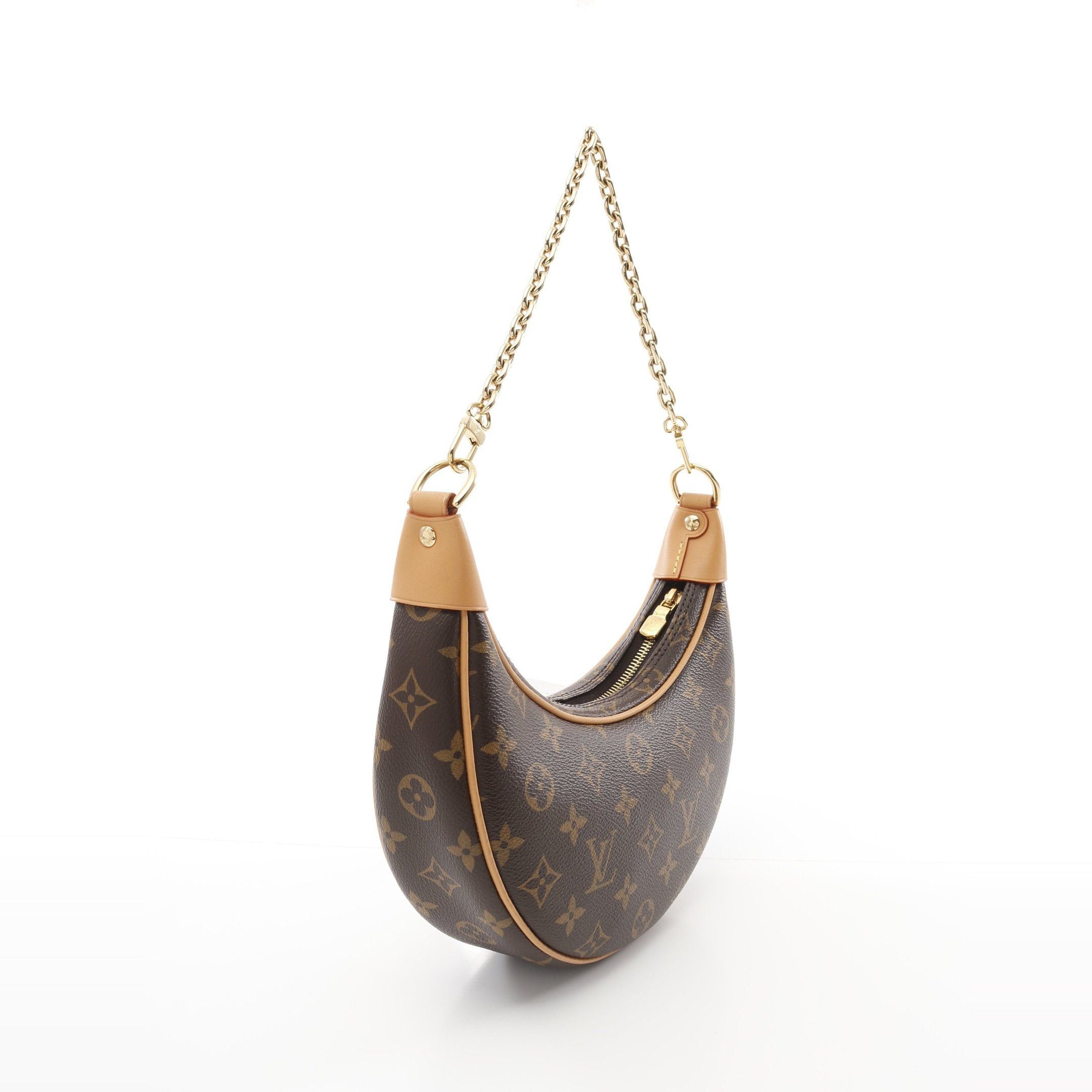 Louis Vuitton Louis Vuitton Loop Monogram Shoulder Bag Leather Brown Size ONE SIZE - 2 Thumbnail