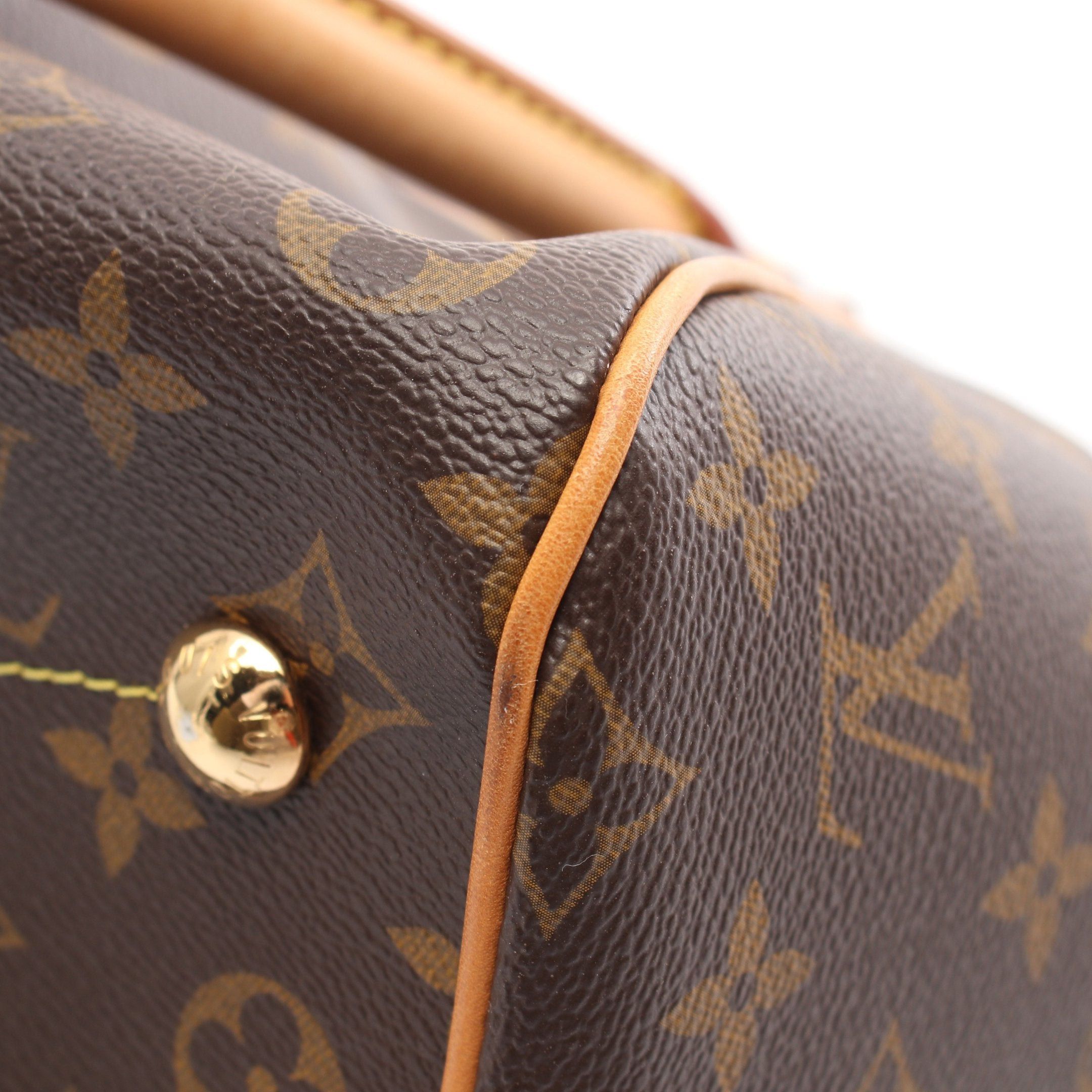 Louis Vuitton Louis Vuitton Tivoli Pm Monogram Handbag Leather Brown Size ONE SIZE - 8 Thumbnail