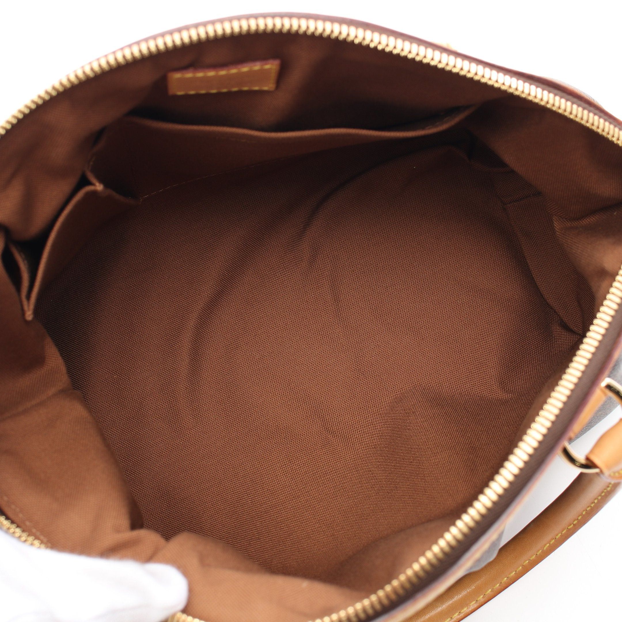 Louis Vuitton Louis Vuitton Tivoli Pm Monogram Handbag Leather Brown Size ONE SIZE - 3 Thumbnail