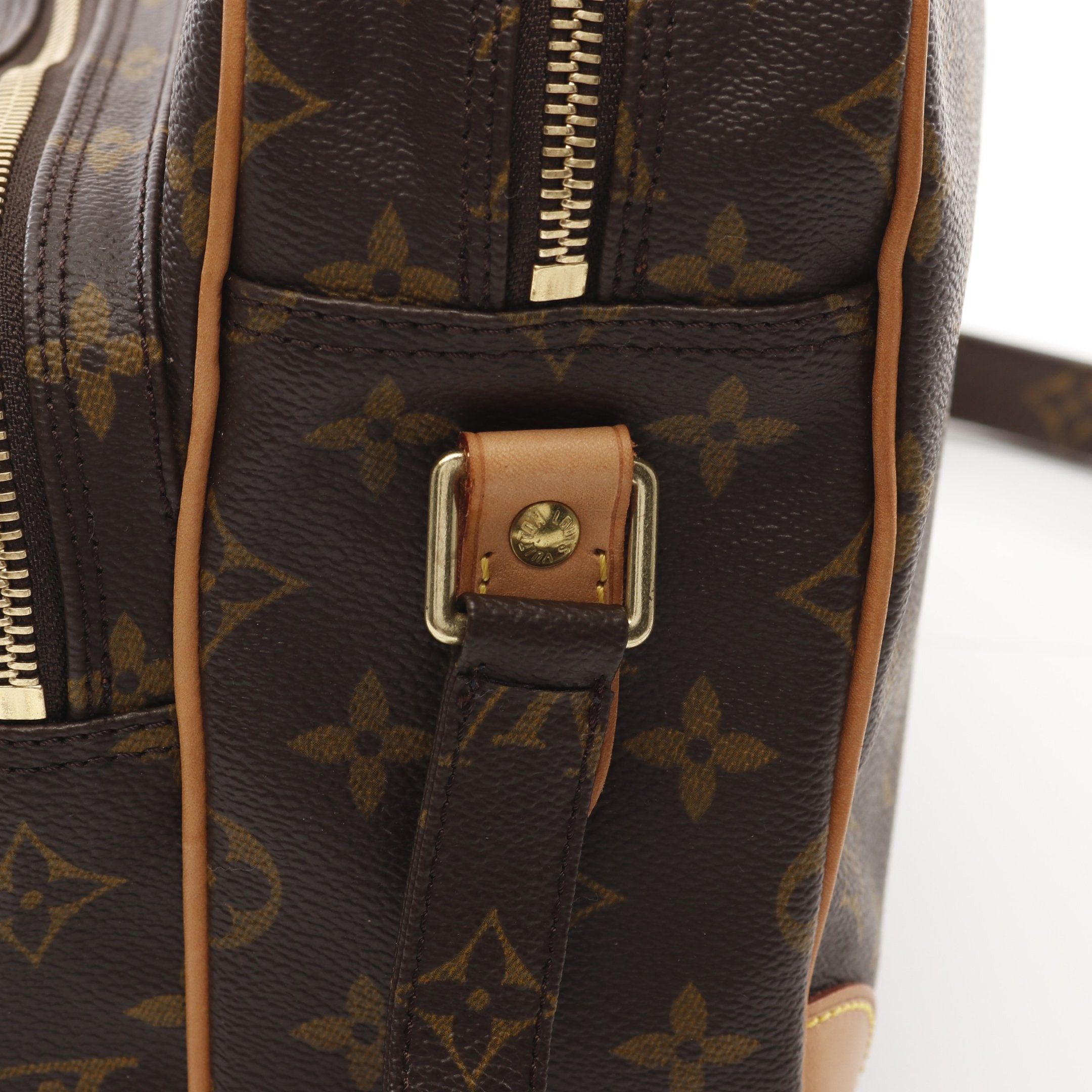 Louis Vuitton Louis Vuitton Nil Monogram Shoulder Bag Leather Brown Size ONE SIZE - 8 Thumbnail
