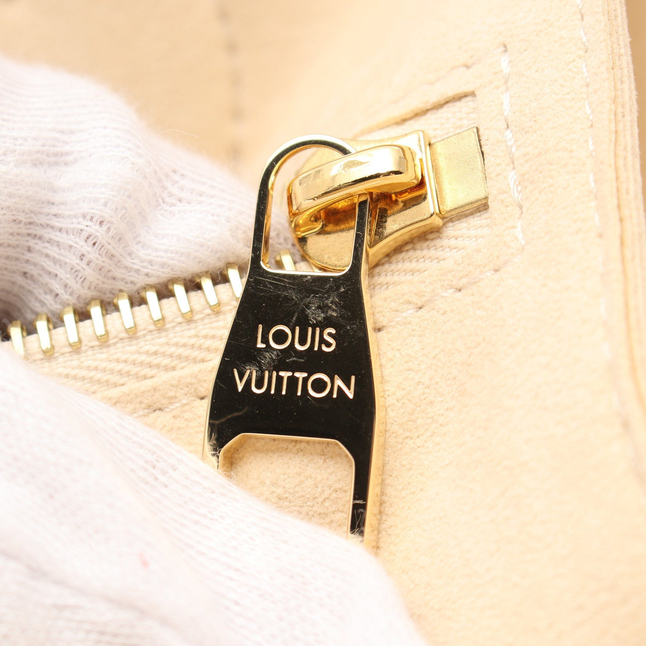 Louis Vuitton Louis Vuitton Neverfull Mm Monogram Empreinte Claim Shoulder Bag Tote Leather Ivory Size ONE SIZE - 5 Thumbnail