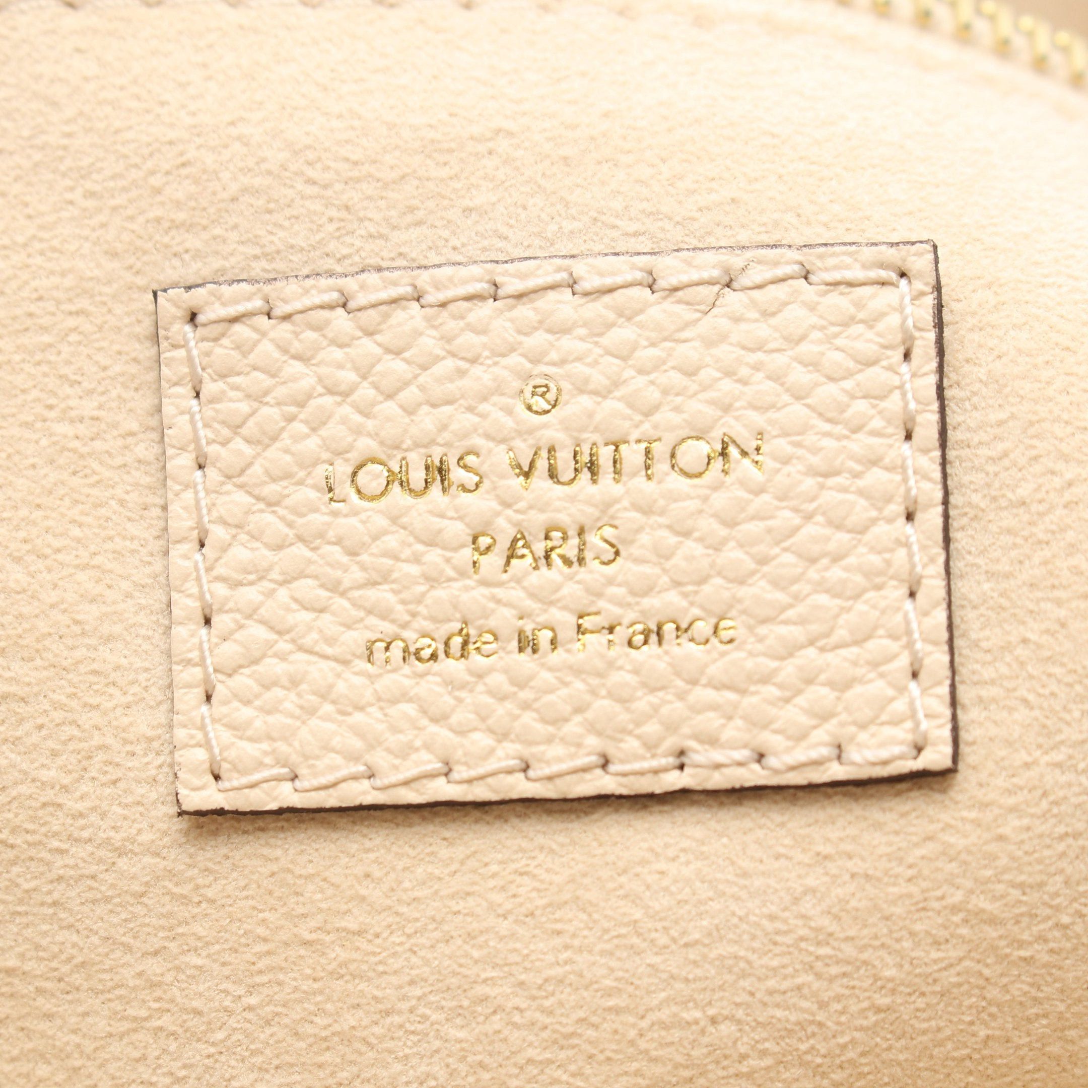 Louis Vuitton Louis Vuitton Neverfull Mm Monogram Empreinte Claim Shoulder Bag Tote Leather Ivory Size ONE SIZE - 4 Thumbnail