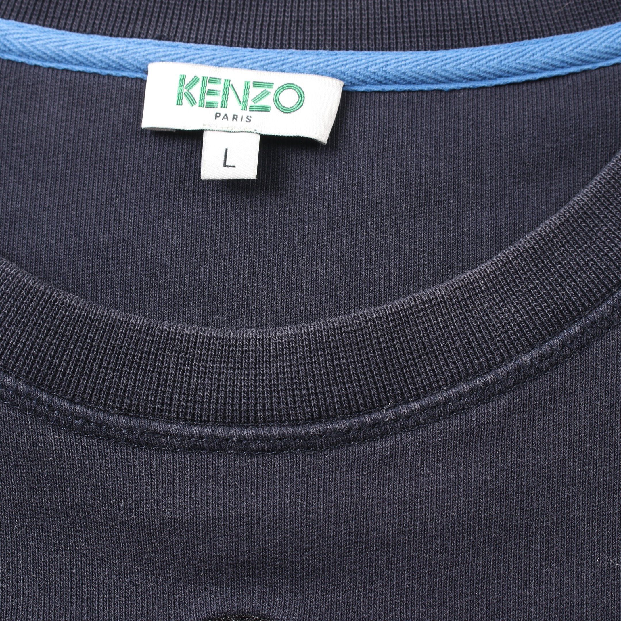 Kenzo Kenzo Eye Sweat One Piece Cotton Navy Size ONE SIZE - 7 Thumbnail