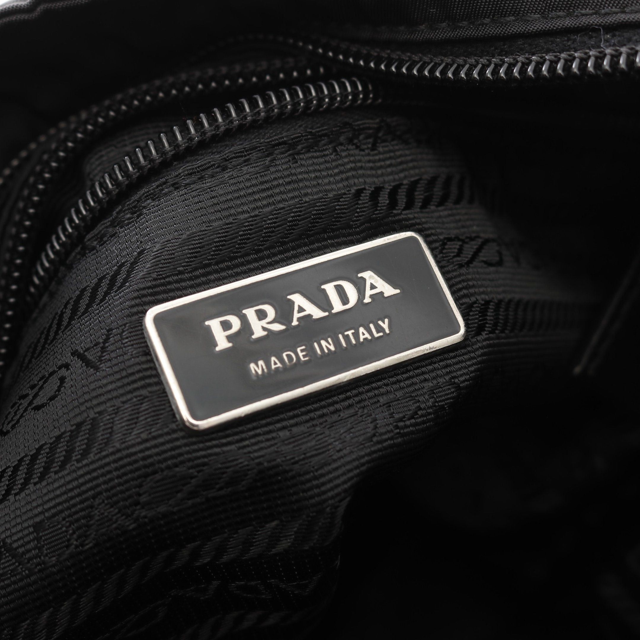 Prada Prada Shoulder Bag Nylon Saffiano Leather Black Prada Logo Plate Size ONE SIZE - 4 Thumbnail