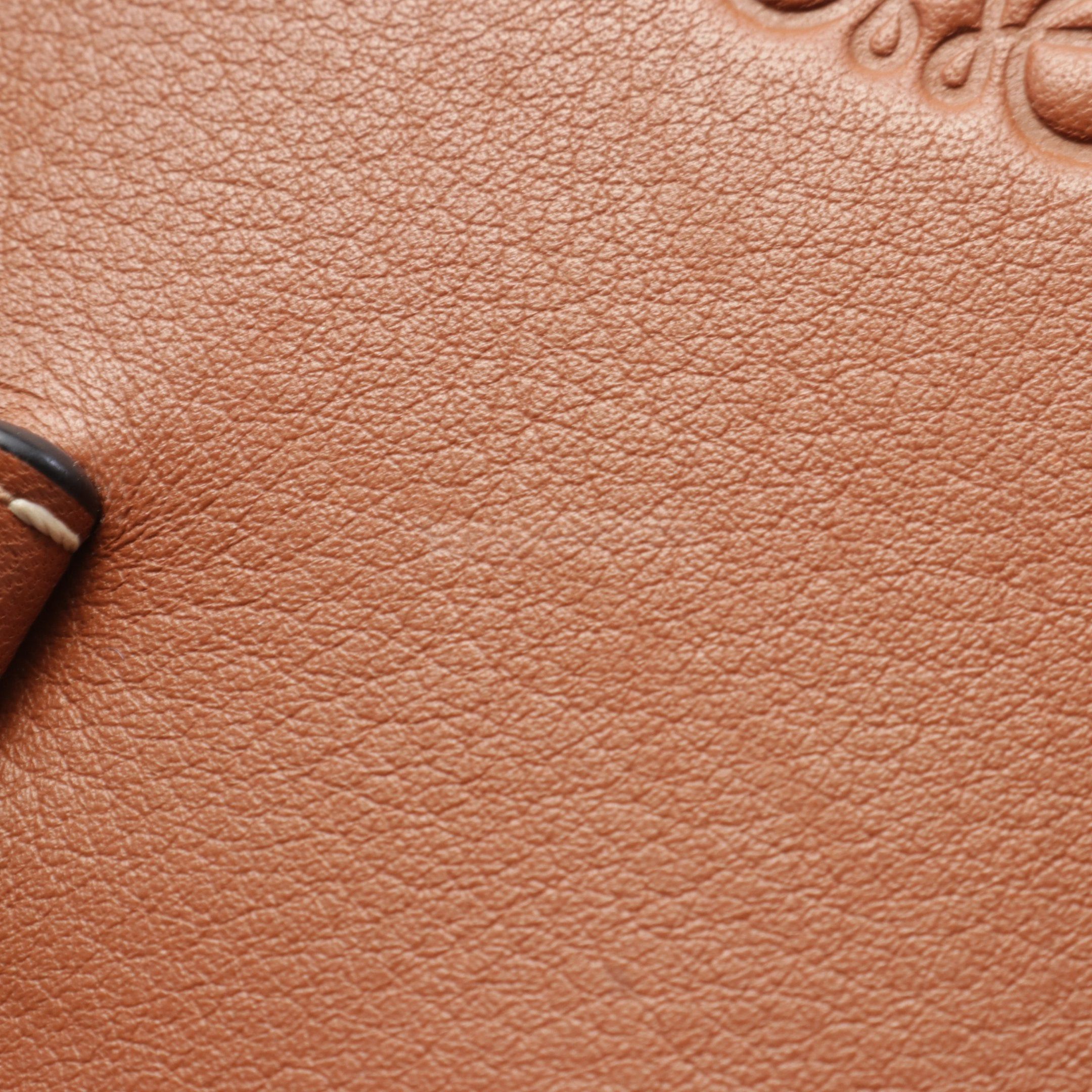 Loewe Loewe Hammock Mini Handbag Leather Canvas Brown Beige Size ONE SIZE - 6 Thumbnail