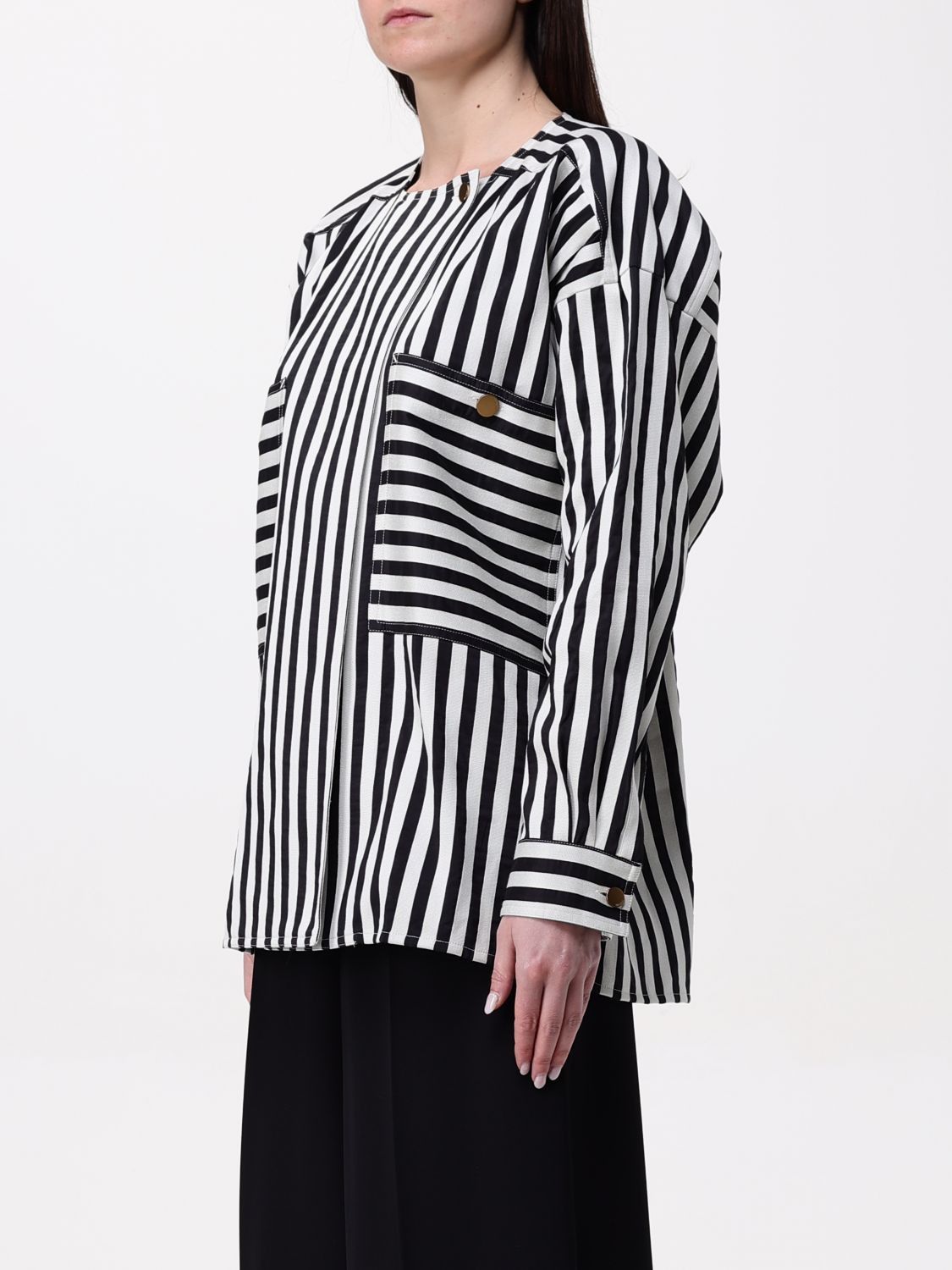 Max Mara Max Mara Shirt Woman White Size M / US 6-8 / IT 42-44 - 4 Thumbnail