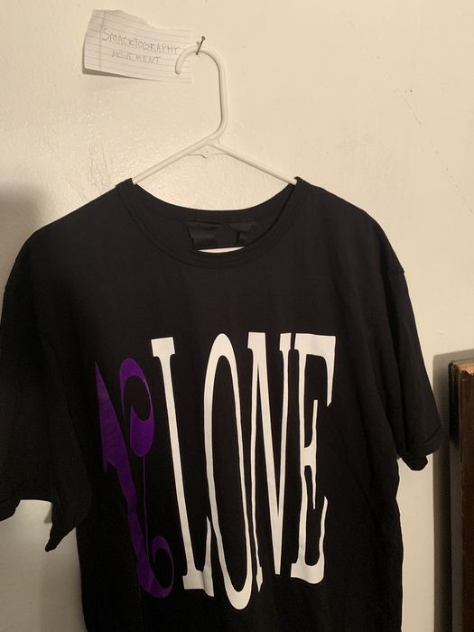 Vlone x Palm Angels T-Shirt Black/PurpleVlone x Palm Angels T-Shirt  Black/Purple - OFour