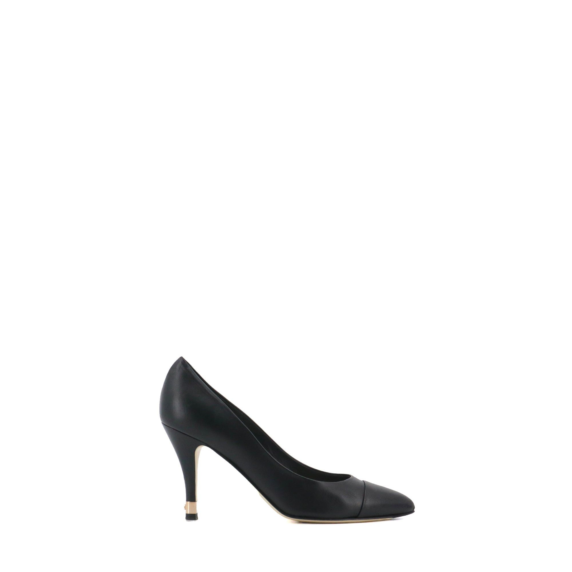 Chanel CHANEL - Chanel black leather pumps (size 37) Size US 6 / IT 36 - 2 Thumbnail
