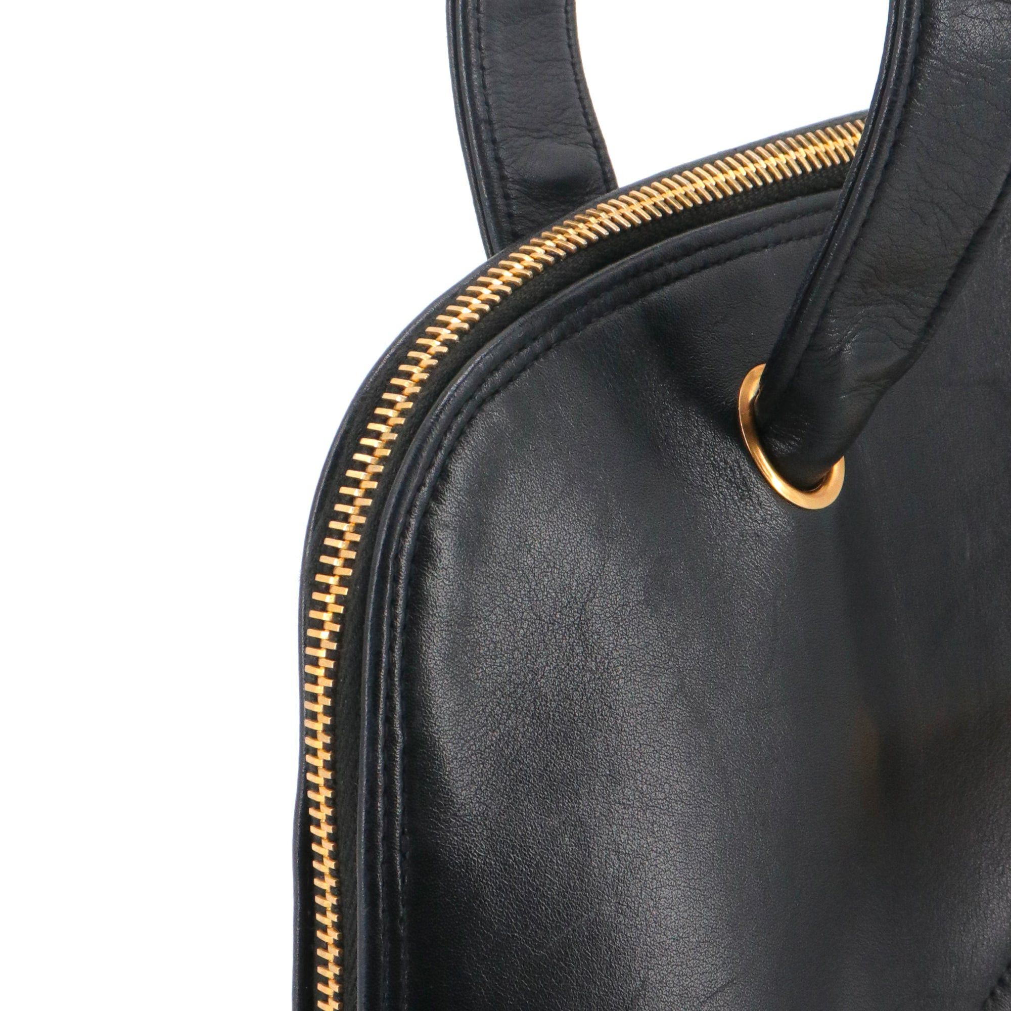 Chanel CHANEL - Chanel Shopping handbag in vintage black smooth leather Size ONE SIZE - 6 Thumbnail