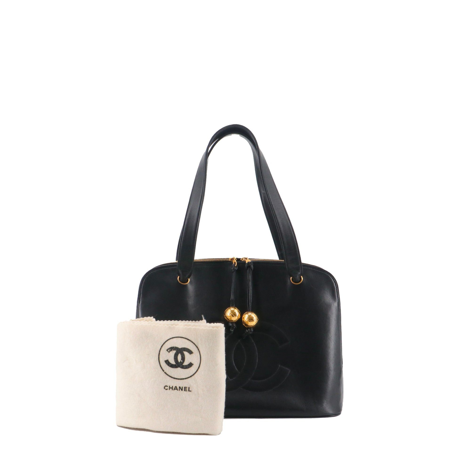 Chanel CHANEL - Chanel Shopping handbag in vintage black smooth leather Size ONE SIZE - 11 Thumbnail