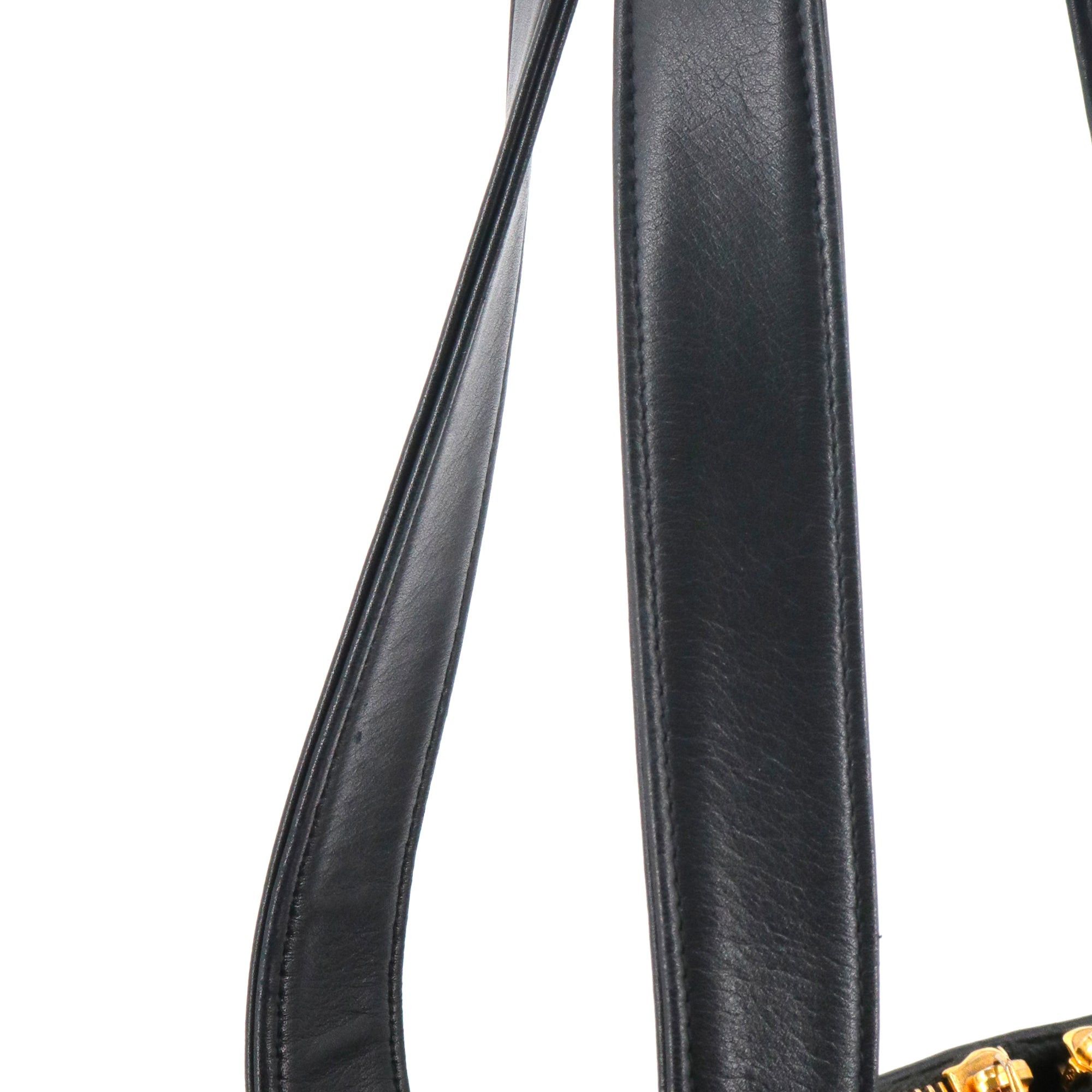 Chanel CHANEL - Chanel Shopping handbag in vintage black smooth leather Size ONE SIZE - 7 Thumbnail