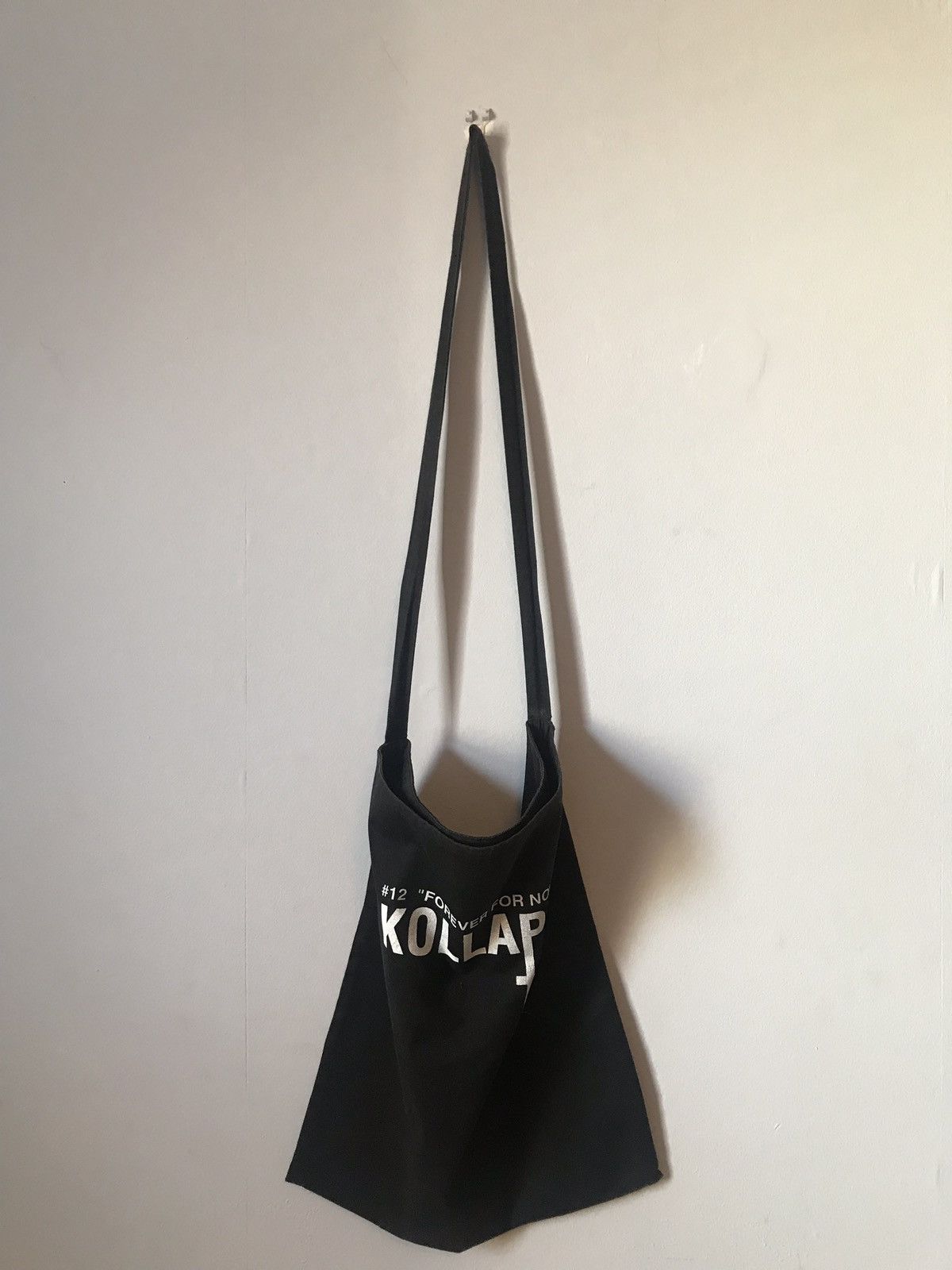 Raf Simons SUPER RARE S/S 2002 Kollaps Cotton Canvas Tote Bag Size ONE SIZE - 2 Thumbnail