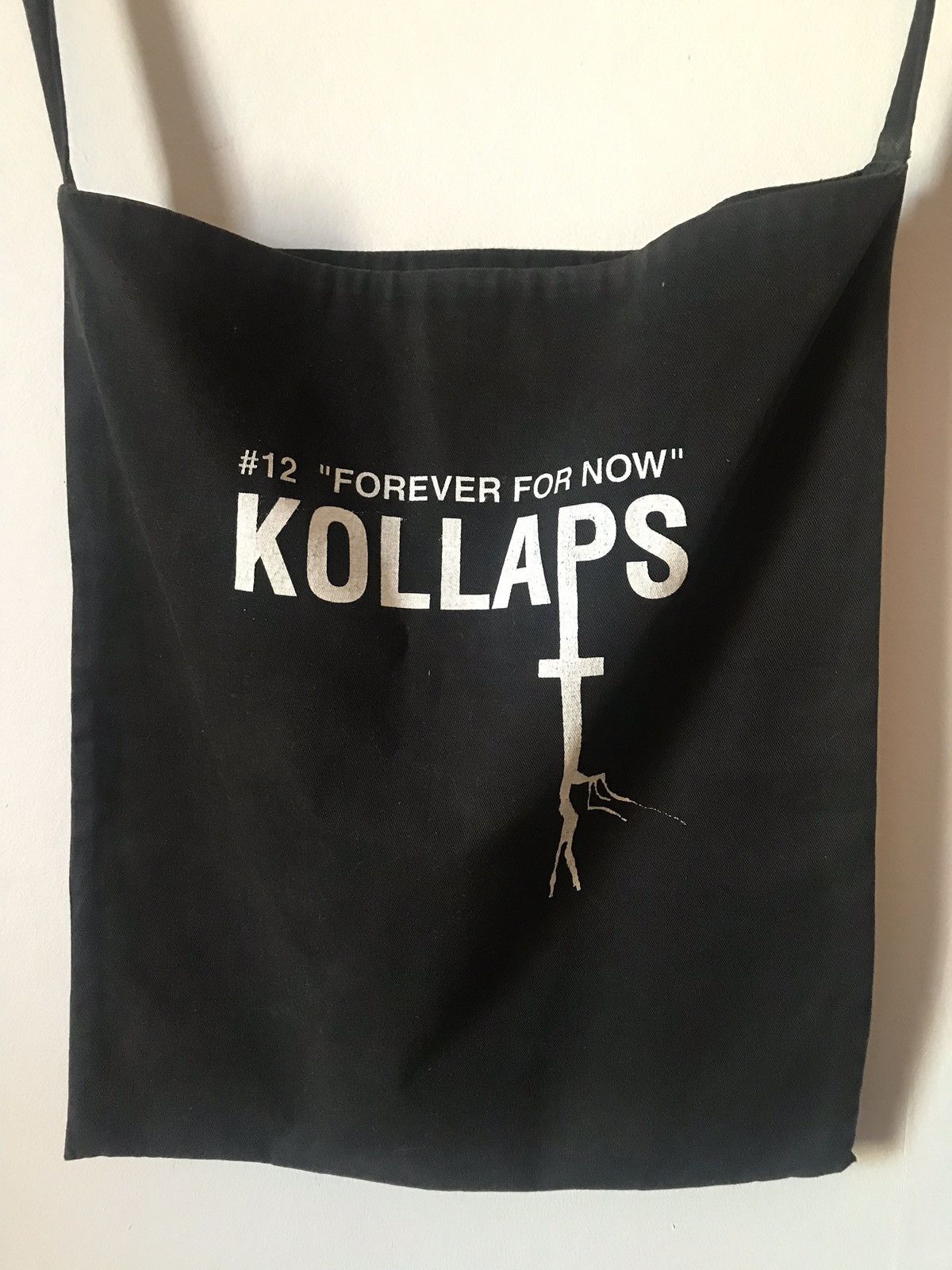 Raf Simons SUPER RARE S/S 2002 Kollaps Cotton Canvas Tote Bag Size ONE SIZE - 1 Thumbnail