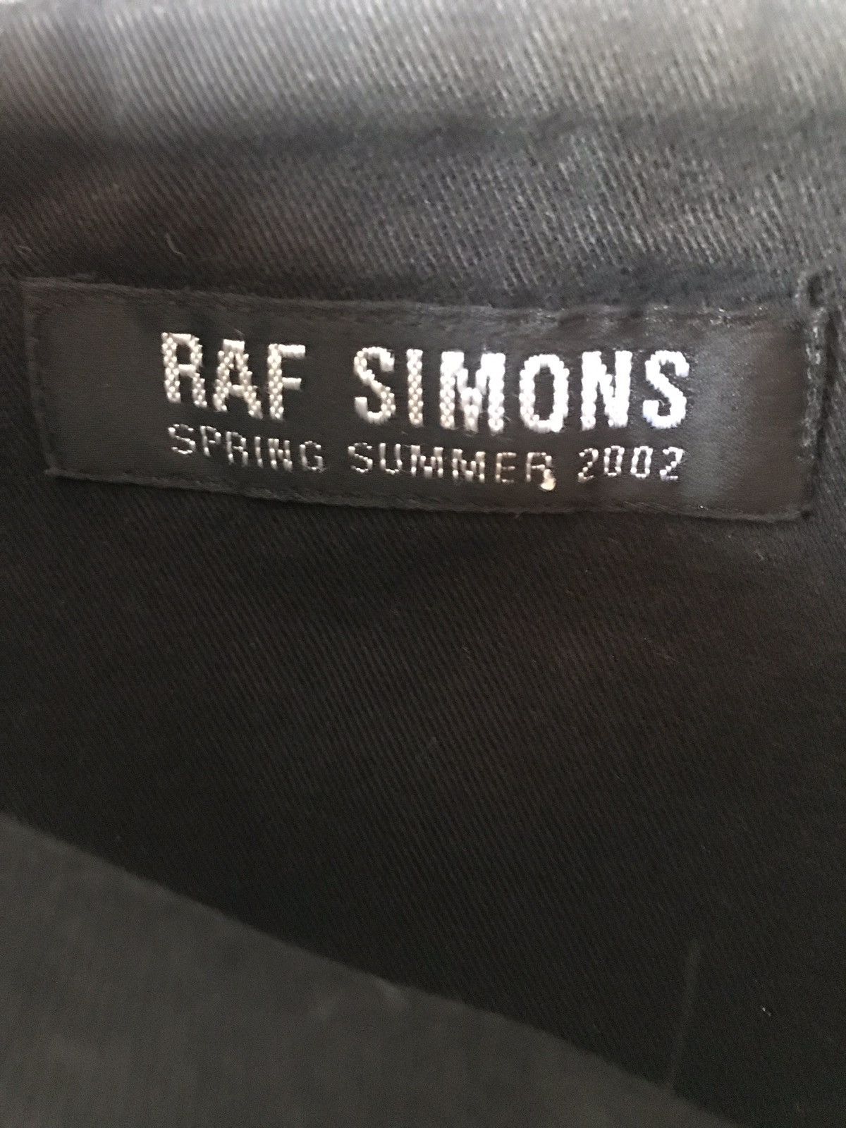 Raf Simons SUPER RARE S/S 2002 Kollaps Cotton Canvas Tote Bag Size ONE SIZE - 3 Thumbnail