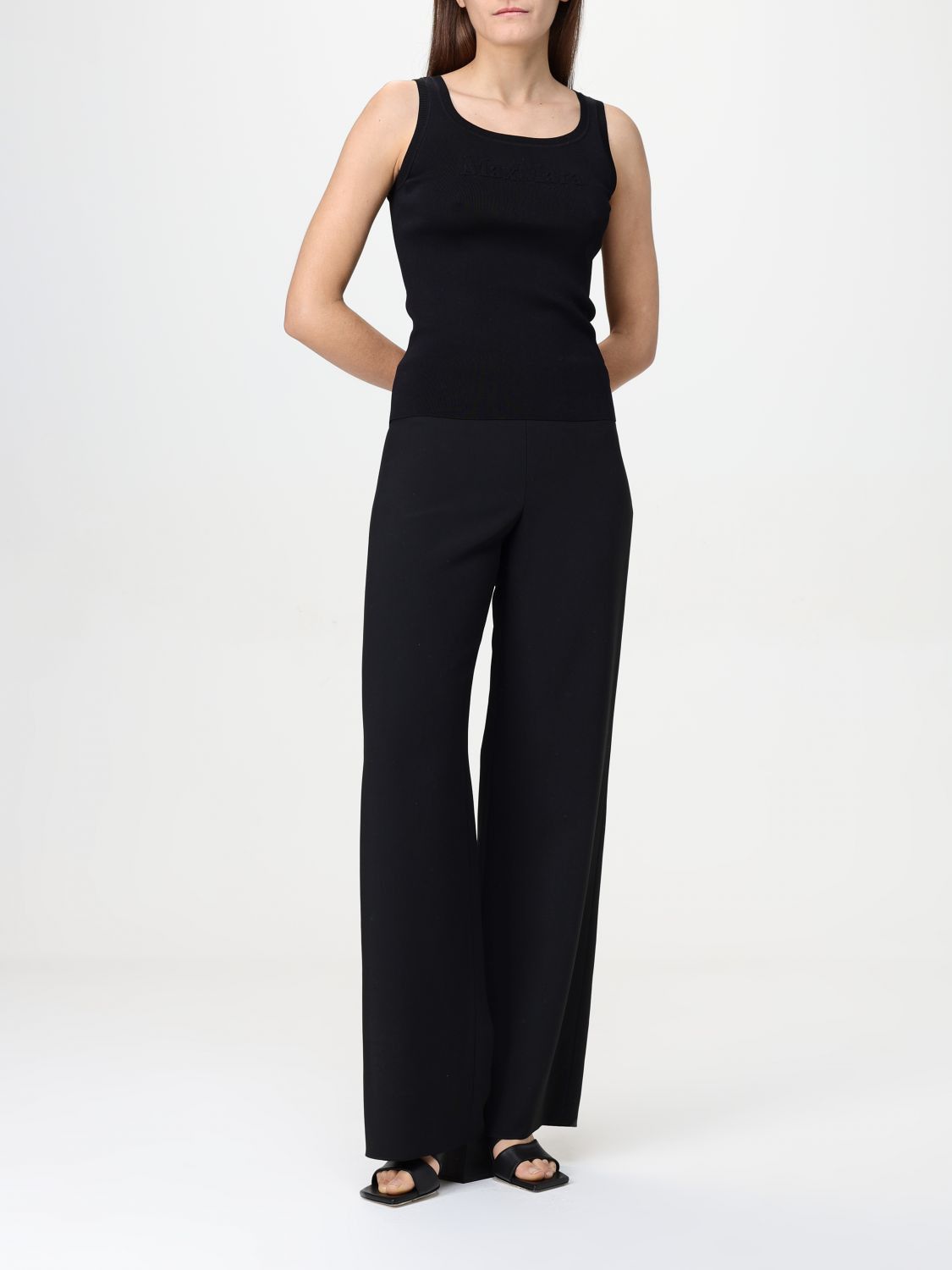 Max Mara Max Mara T-Shirt Woman Black Size S / US 4 / IT 40 - 2 Thumbnail