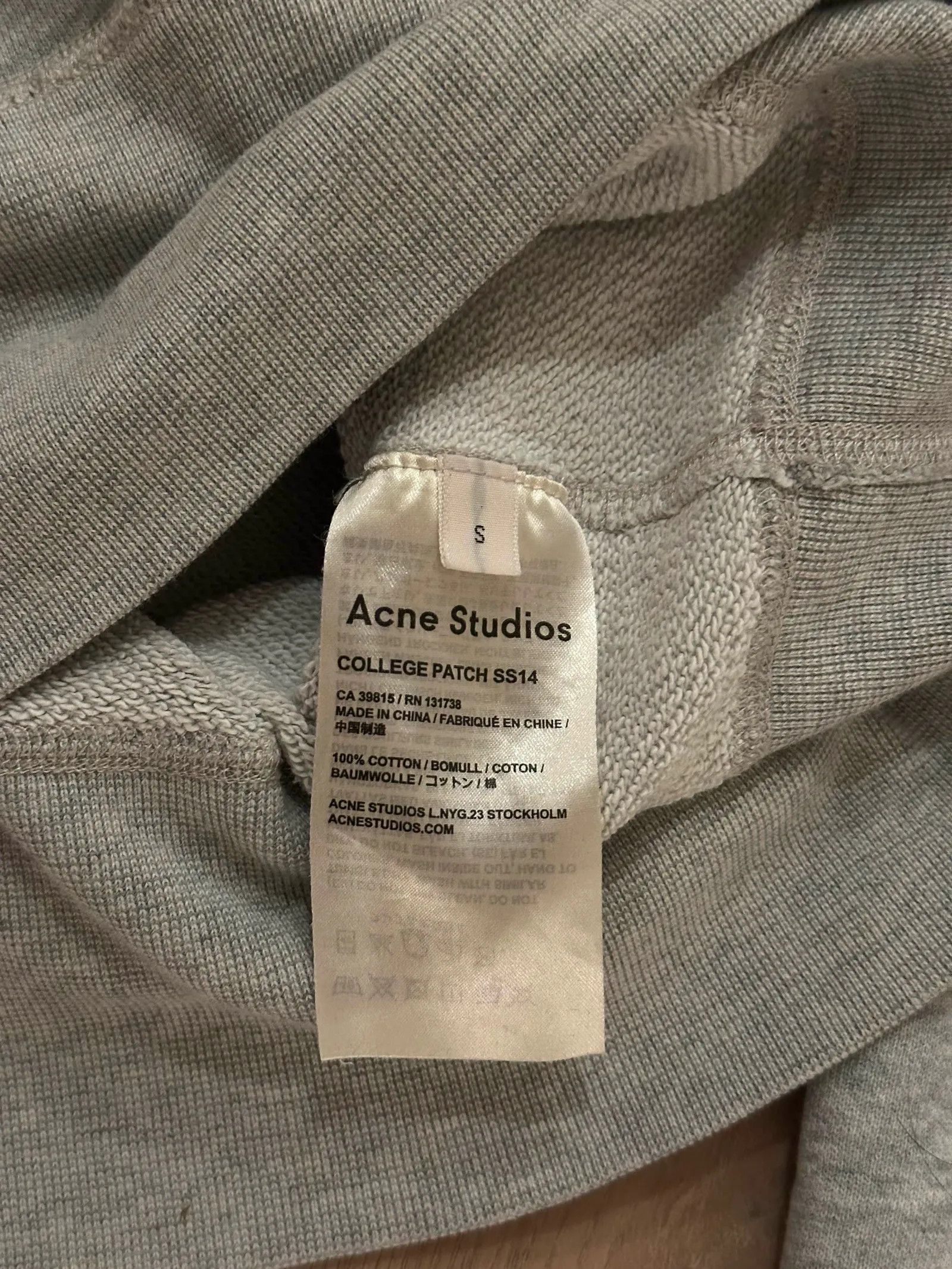 Acne Studios Acne Studios Sweatshirt Size US S / EU 44-46 / 1 - 3 Thumbnail