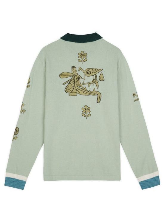 Brain Dead BRAIN DEAD Men Sweater F24O12003934 MINT Green Size US L / EU 52-54 / 3 - 2 Thumbnail