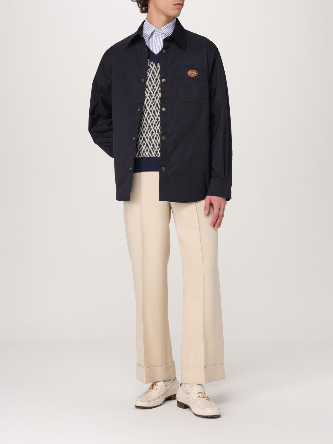 Valentino Valentino Jacket Men Navy Size US L / EU 52-54 / 3 - 2 Thumbnail