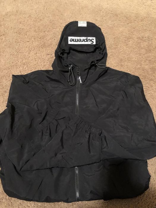 Supreme 2-Tone Zip Up Jacket Black | Grailed