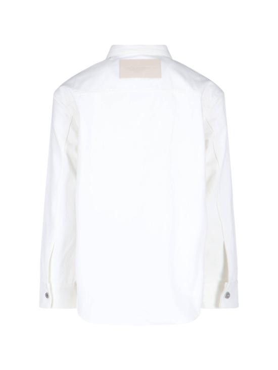 Jil Sander JIL SANDER Men Long Tops J23DL0101 J45288 102 White Size US M / EU 48-50 / 2 - 2 Thumbnail