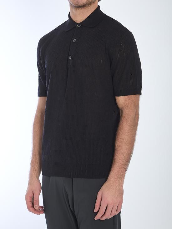 Barena BARENA Men Polo Shirts KNU5110 BLACK Size US S / EU 44-46 / 1 - 2 Thumbnail