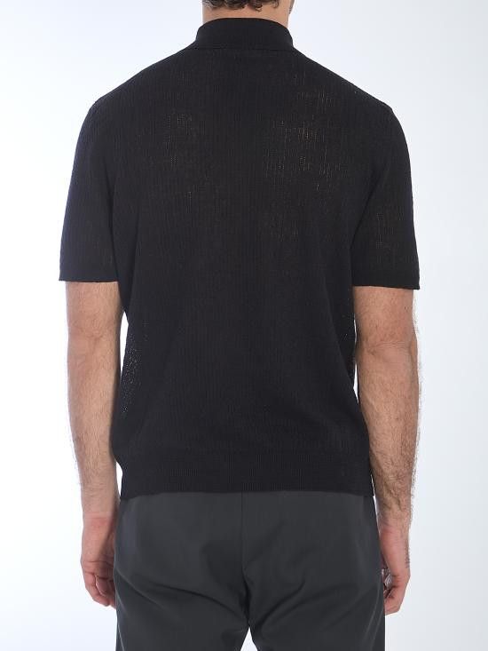 Barena BARENA Men Polo Shirts KNU5110 BLACK Size US S / EU 44-46 / 1 - 4 Thumbnail