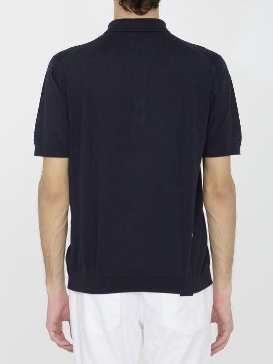 John Smedley JOHN SMEDLEY Men Polo Shirts ADRIAN BLUE Size US XXL / EU 58 / 5 - 4 Thumbnail