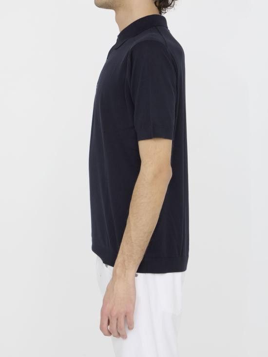 John Smedley JOHN SMEDLEY Men Polo Shirts ADRIAN BLUE Size US XXL / EU 58 / 5 - 3 Thumbnail