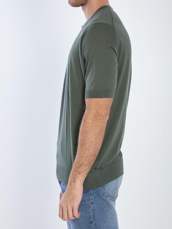John Smedley JOHN SMEDLEY Men T-Shirts KEMPTON GREEN Size US XL / EU 56 / 4 - 3 Thumbnail