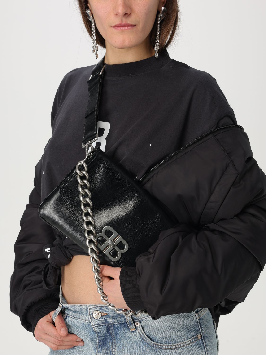 Balenciaga Balenciaga Shoulder Bag Woman Black Size ONE SIZE - 2 Thumbnail