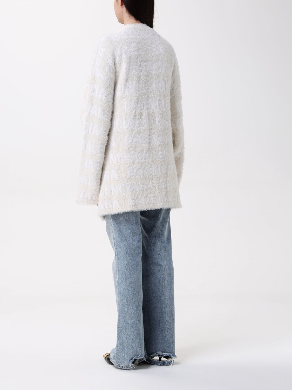 Balenciaga Balenciaga Sweater Woman Yellow Cream Size M / US 6-8 / IT 42-44 - 3 Thumbnail