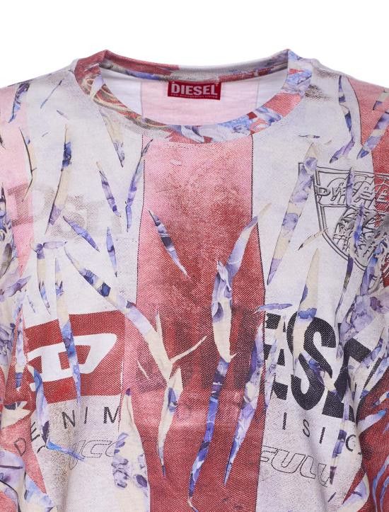 Diesel DIESEL Men T-Shirts A19648 0HGBY42AA Red Size US L / EU 52-54 / 3 - 5 Thumbnail