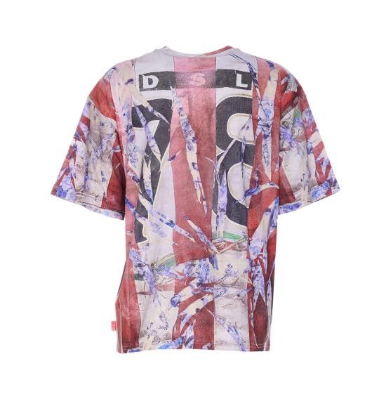 Diesel DIESEL Men T-Shirts A19648 0HGBY42AA Red Size US L / EU 52-54 / 3 - 2 Thumbnail