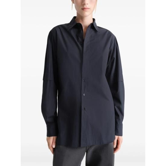 Lemaire LEMAIRE Women Shirts SH1149 LF588 BK995 BLACK Size XS / US 0-2 / IT 36-38 - 4 Thumbnail