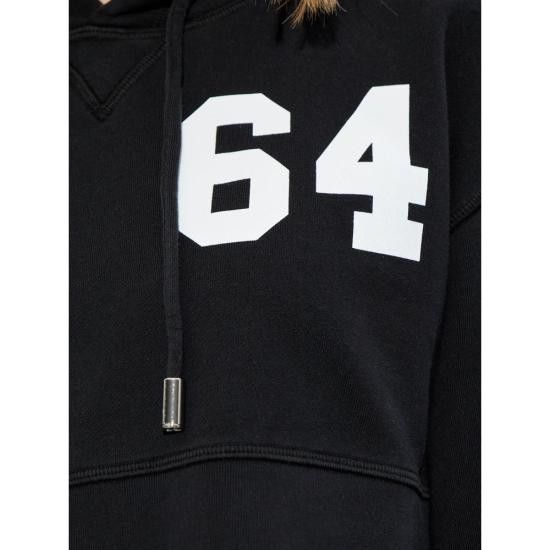 Dsquared2 DSQUARED2 Women Hoodies S25462 S72GU0494 900 BLACK Size M / US 6-8 / IT 42-44 - 5 Thumbnail