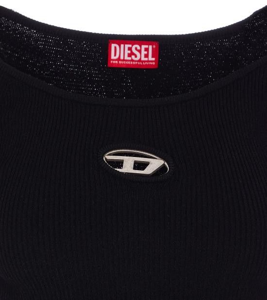 Diesel DIESEL Women Sweater A14189 0DLAX9XX Black Size M / US 6-8 / IT 42-44 - 5 Thumbnail