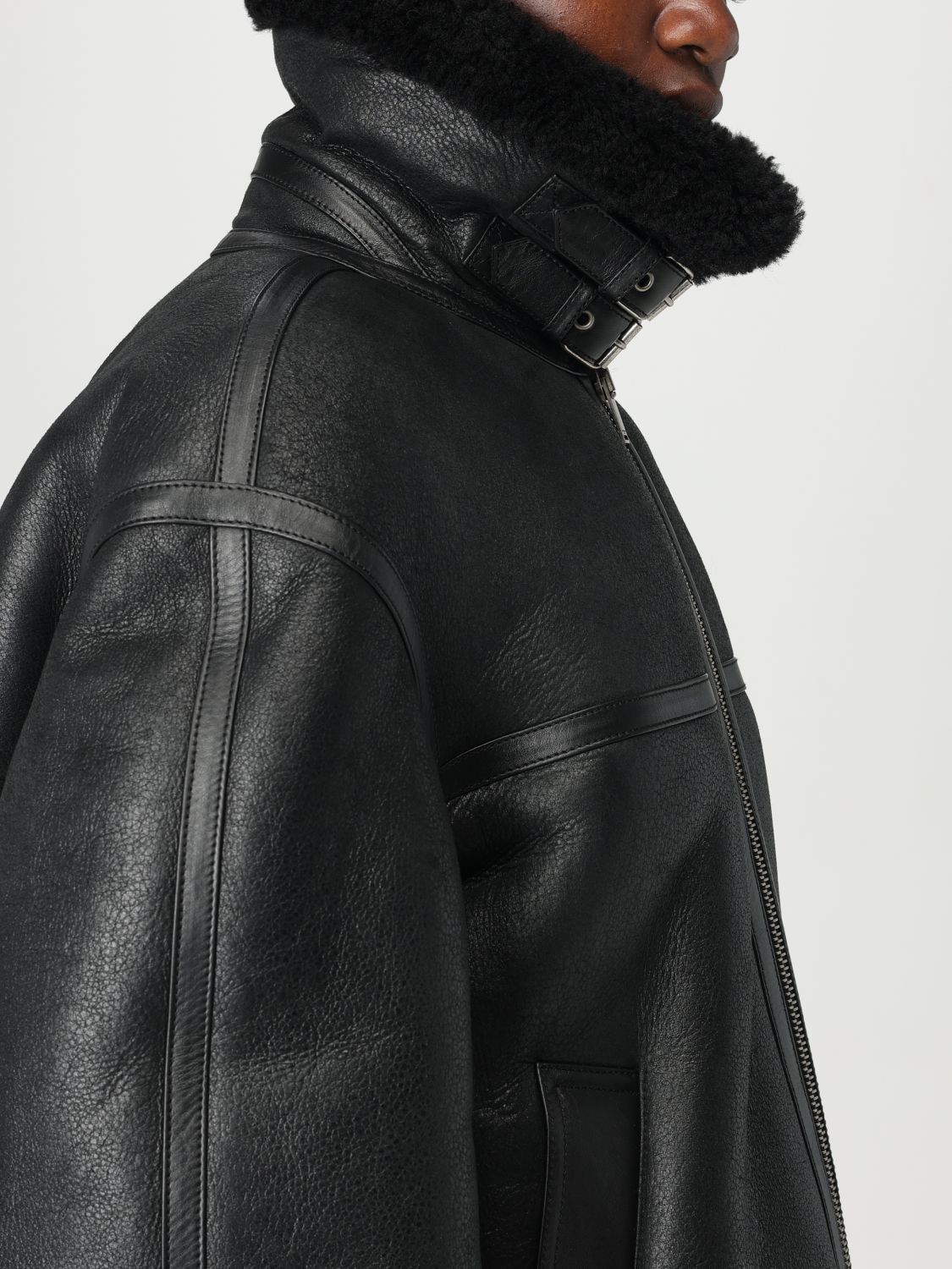 Saint Laurent Paris Saint Laurent Jacket Woman Black Size XS / US 0-2 / IT 36-38 - 4 Thumbnail