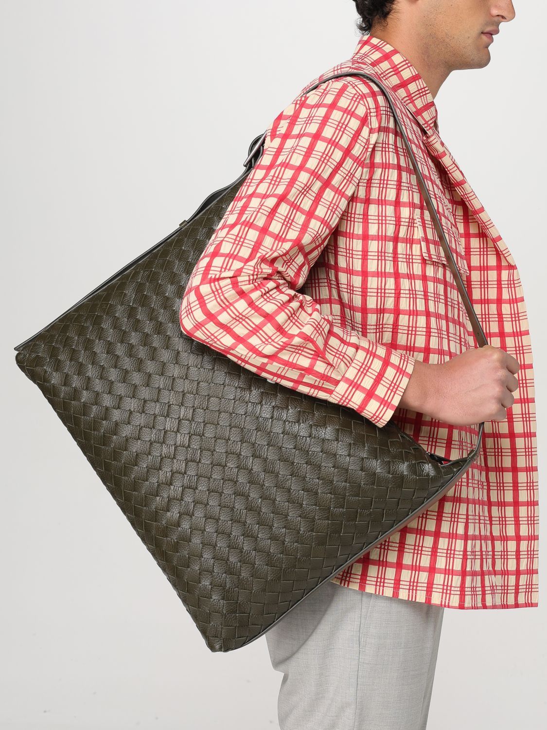 Bottega Veneta Bottega Veneta Shoulder Bag Men Military Size ONE SIZE - 2 Thumbnail
