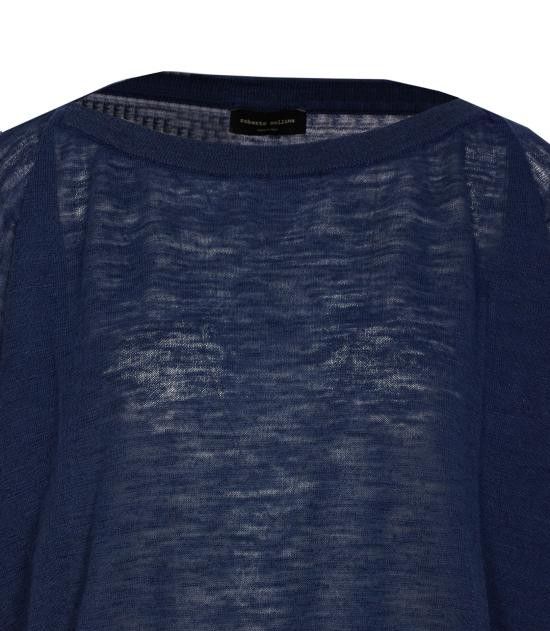 Roberto Collina ROBERTO COLLINA Women Sweater B19006 B1910 Blue Size M / US 6-8 / IT 42-44 - 4 Thumbnail
