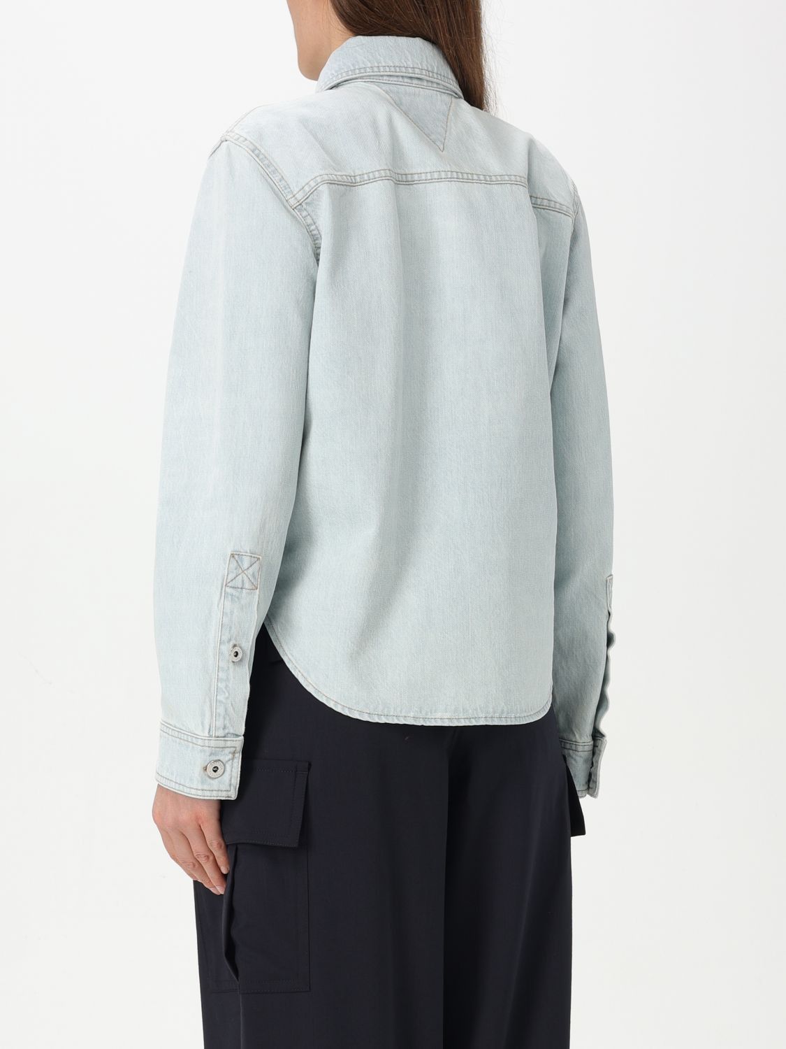 Bottega Veneta Bottega Veneta Shirt Woman Stone Washed Size M / US 6-8 / IT 42-44 - 3 Thumbnail