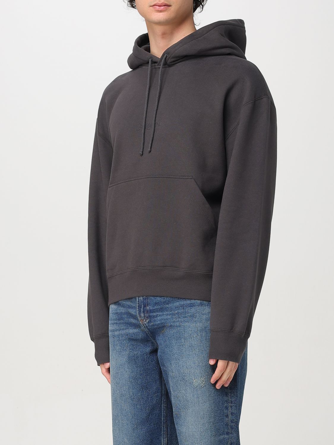 Saint Laurent Paris Saint Laurent Sweatshirt Men Grey Size US L / EU 52-54 / 3 - 4 Thumbnail