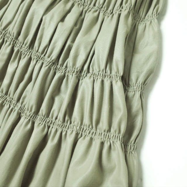 Other Other Ray BEAMS Shirring Gather Dress ONE SIZE Plastic Dresses 63-26-0576-597 Size ONE SIZE - 5 Thumbnail