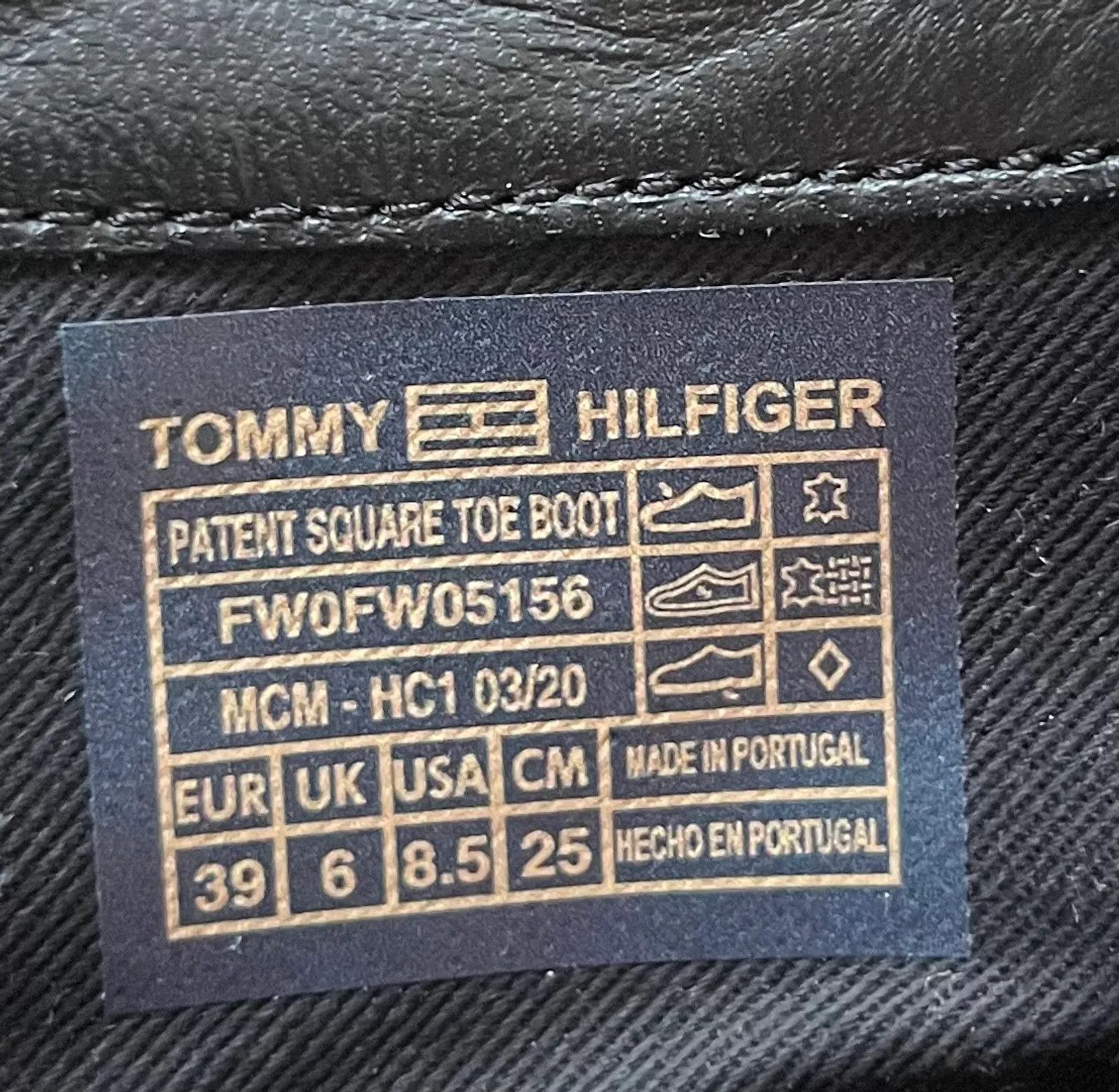 Tommy Hilfiger Tommy Hilfiger Patent square toe boot Boots Size US 9 / IT 39 - 3 Thumbnail