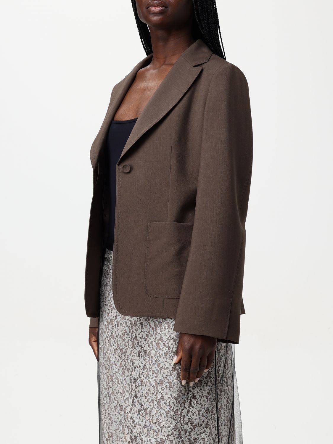 Fendi Fendi Jacket Woman Brown Size L / US 10 / IT 46 - 4 Thumbnail