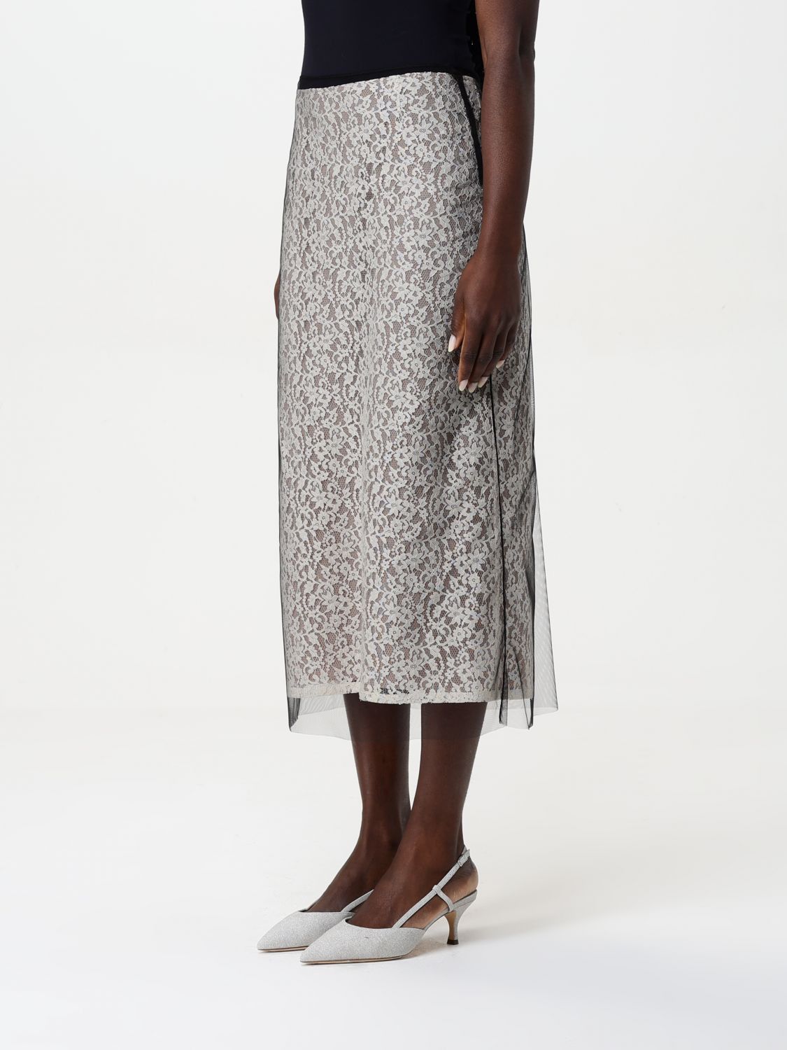 Fendi Fendi Skirt Woman White Size 32" / US 10 / IT 46 - 4 Thumbnail