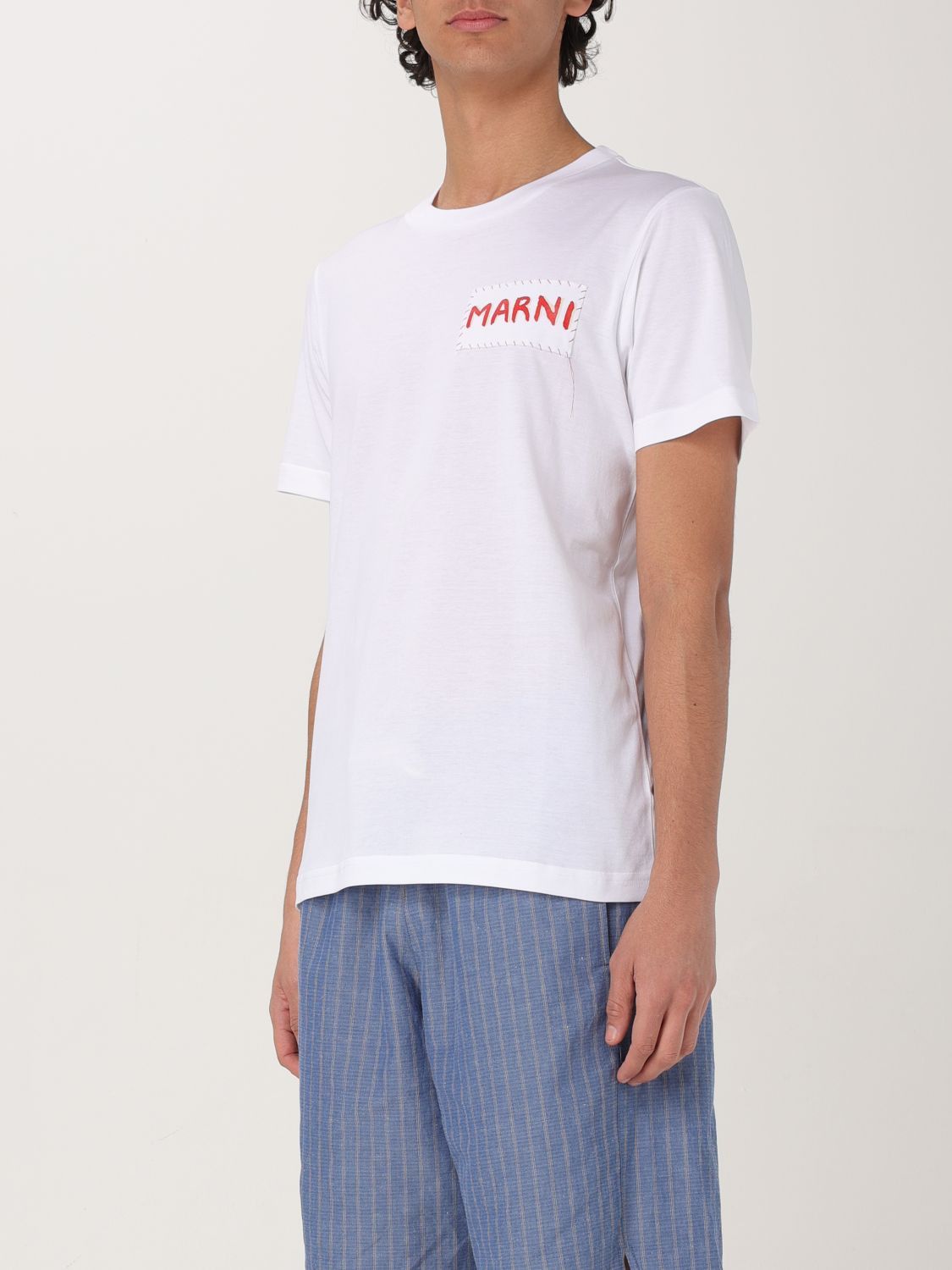 Marni Marni T-Shirt Men White Size US M / EU 48-50 / 2 - 4 Thumbnail