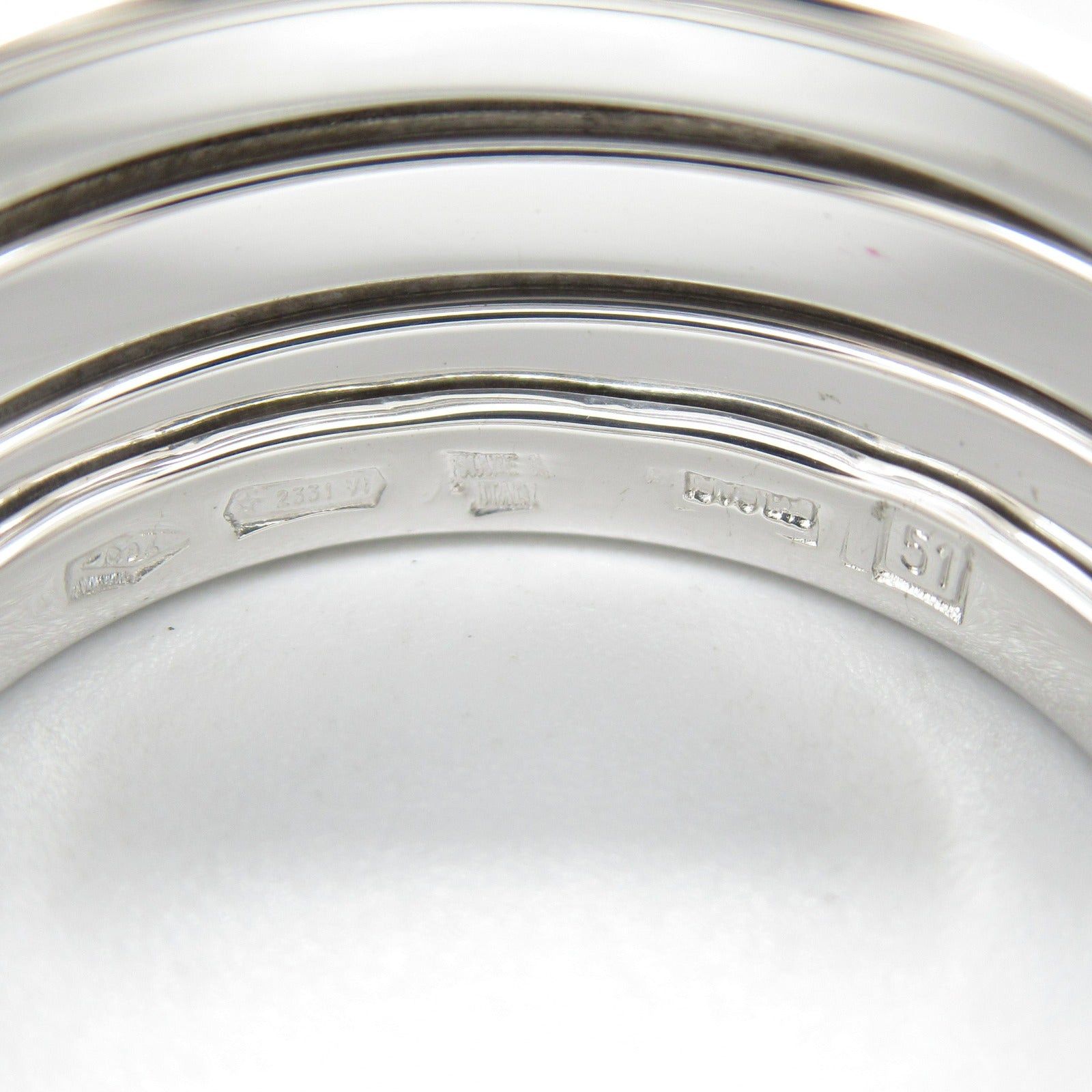 Bvlgari Bvlgari B Zero One Ring K18Wg (White Gold) Silver Size ONE SIZE - 4 Thumbnail
