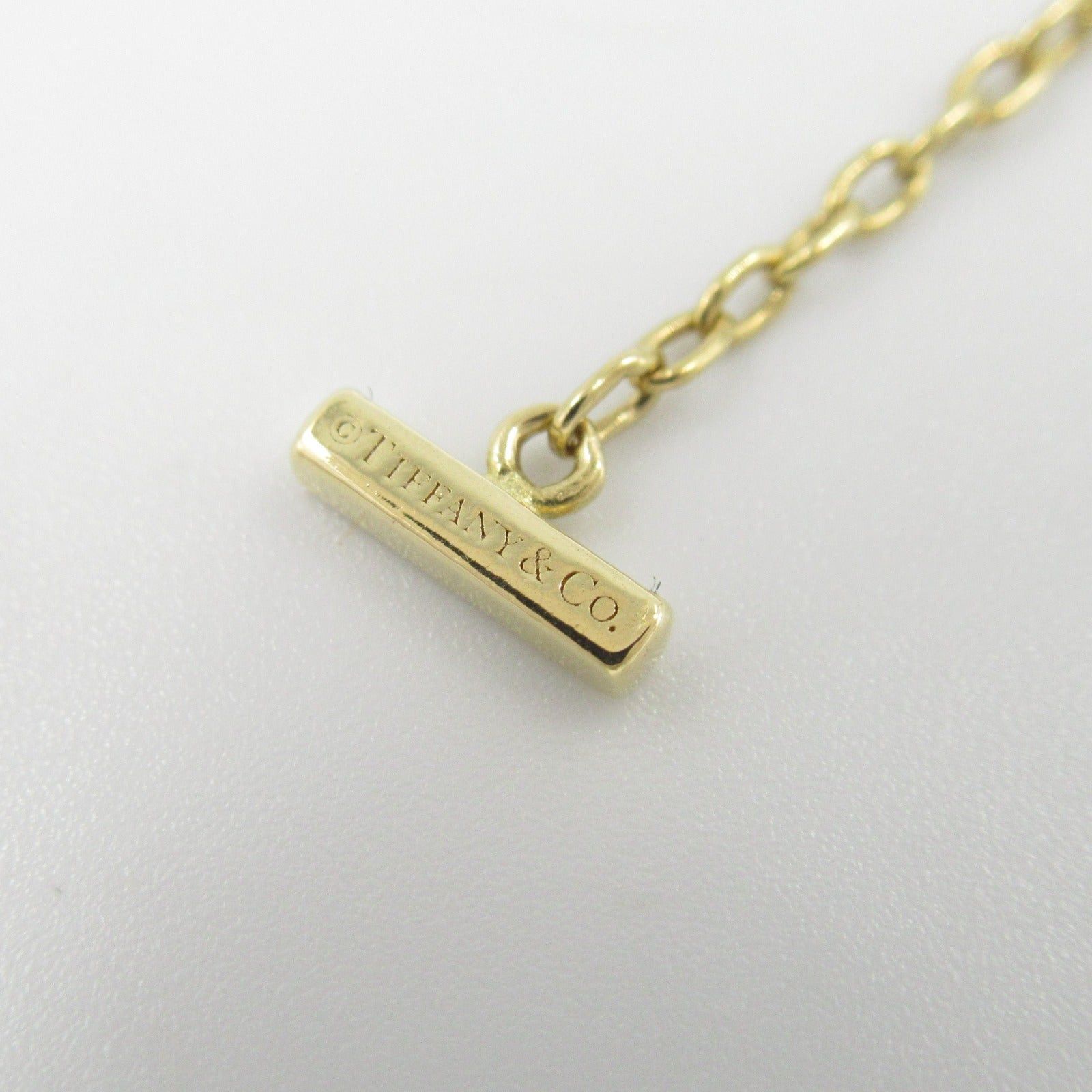Tiffany & Co. Tiffany Co T Smile Mini Diamond Bracelet K18 (Yellow Gold) Clear Size ONE SIZE - 4 Thumbnail