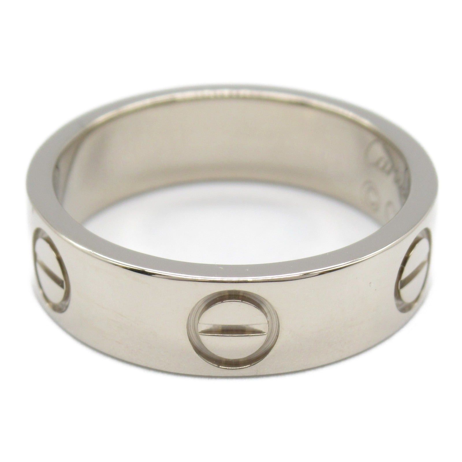 Cartier Cartier Love Ring K18Wg (White Gold) Silver Size ONE SIZE - 3 Thumbnail